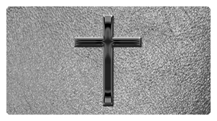 DSC700 510 BK SH SL Black Single Cross Shimmer Silver Background